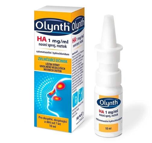 Olynth HA 1 mg/ml nosní sprej, roztok 10 ml