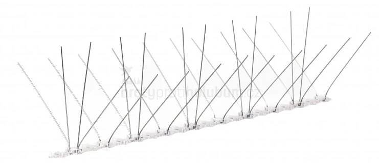 Třířadé hroty proti holubům (60 hrotů na metr) - 50 cm - Hroty proti holubům