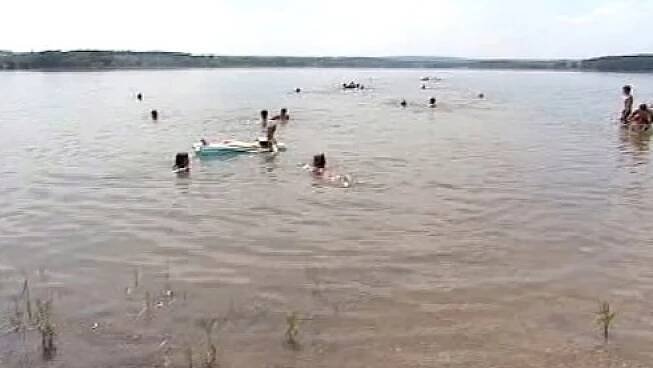 Jesenická přehrada má málo vody