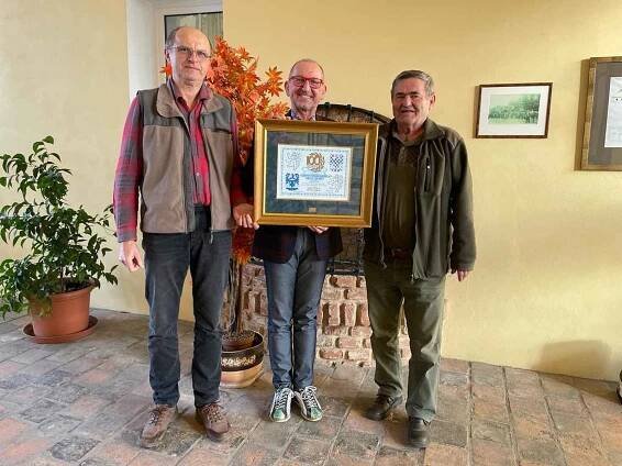 Jaroslav Mikoláš na vyhlášení soutěže Českých 100 Nejlepších