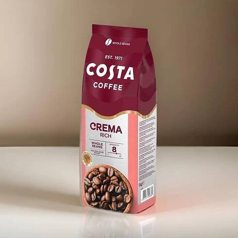 Costa Coffee Café Créma Rich zrnková káva 1 kg