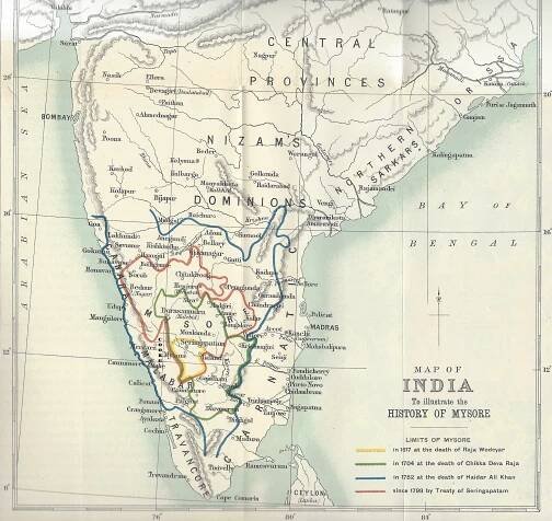 Political history of Mysore and Coorg (1565–1760)