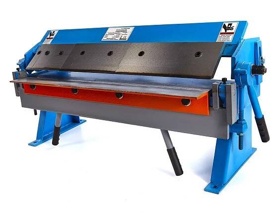 Robustní stroj na ohybání plechu 610 x 1 mm, segmentová ohýbačka na plech, 45 kg