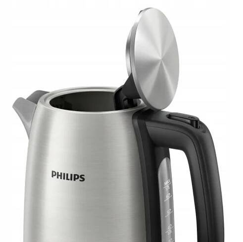PHILIPS Bezdrátová elektrická varná konvice Viva Collection HD9353/90 Hlavní barva stříbrná/šedá