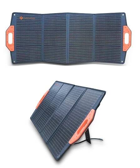 NOVOO 100W přenosný solární panel skládací solární nabíječka baterií