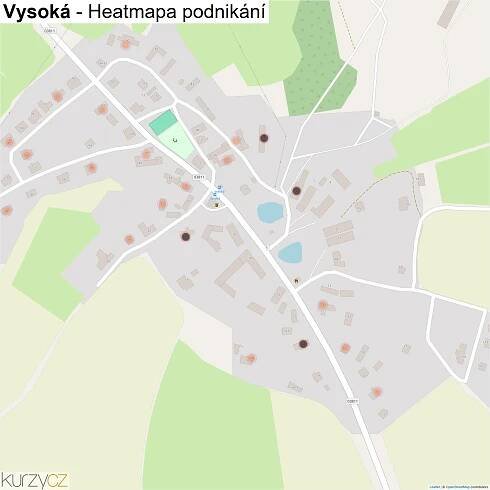Vysoká - mapy | Kurzy.cz