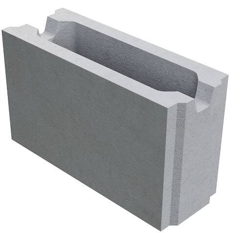 Ztracené bednění: Betonové bednicí tvarovky - délka 40 cm