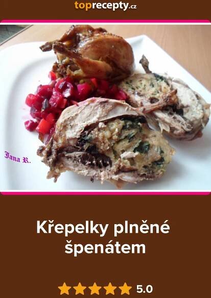 Stuffed Quails with Spinach