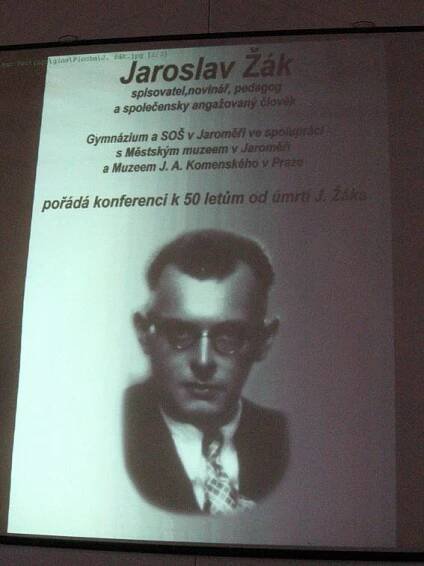 Zdařilá konference o Jaroslavu Žákovi