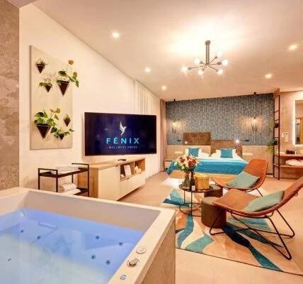 Vířivkou na Pokoji Wellness Hotel Fénix Liberec