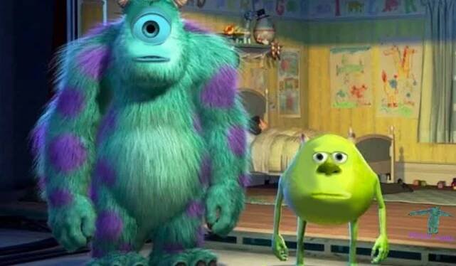 Mike Wazowski - Sulley face swap.
