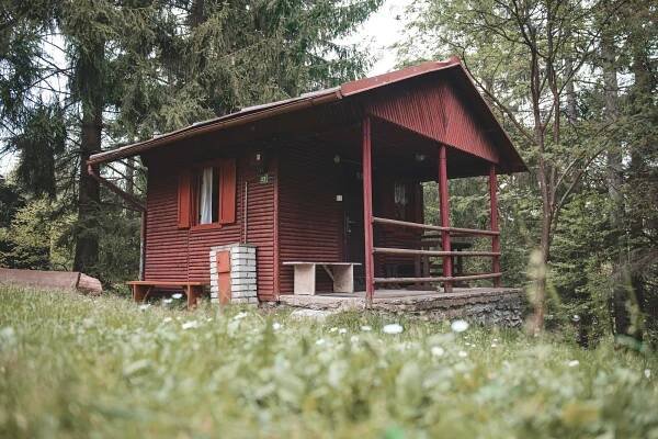 Chatová osada SK Telč, pronájem chatek Řásná - ubytování Vysočina, 7584