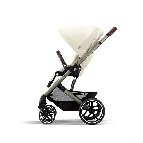 Kočárek CYBEX Balios S Lux + Cot S Lux Seashell Beige Taupe Frame - BabyBoo