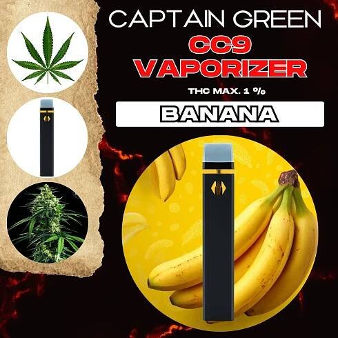 CC9 Vapo Banana Kush 99% - 1ml, bez CBD