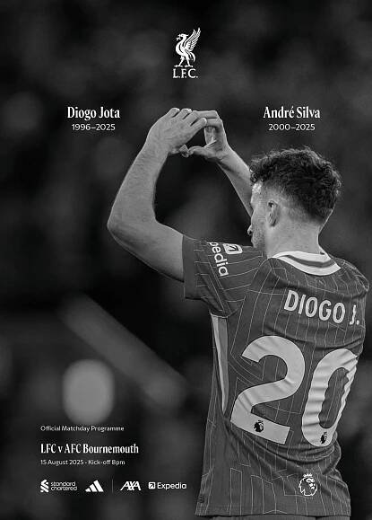 Diogo Jota and Andre Silva remembered in Bournemouth programme - Liverpool FC