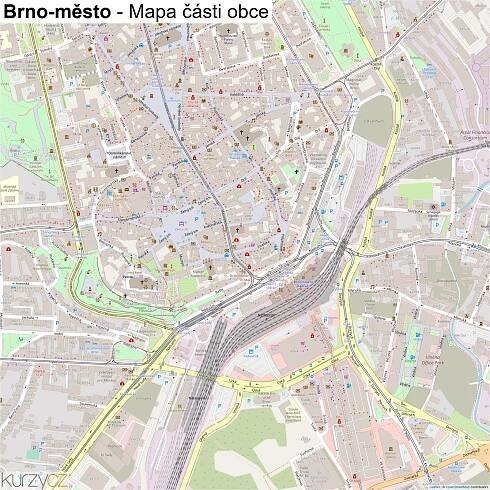 Brno-město - mapy | Kurzy.cz