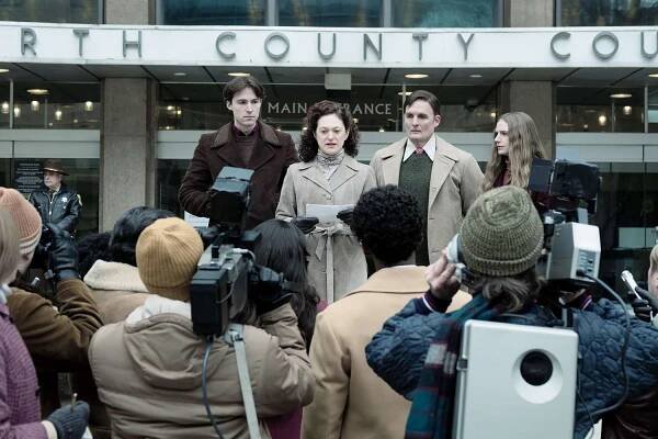 Thom Nyhuus, Marin Ireland, Greg Bryk, and Cricket Brown in 'Devil in Disguise'