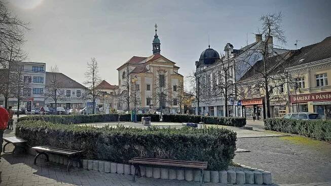 Masarykovo náměstí v Benešově.