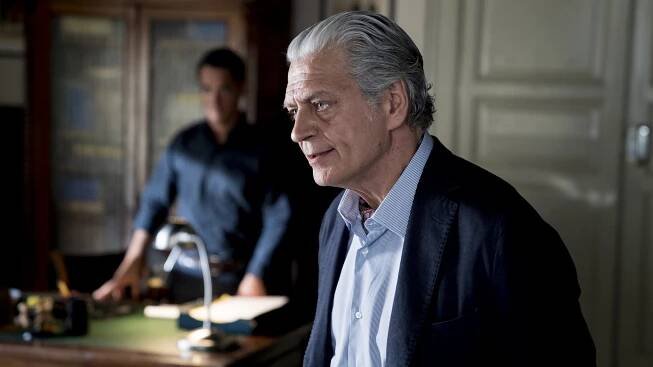 Komisař Montalbano - Kolotoč záměn - Z filmu - Peppino Mazzotta, Fabrizio Bentivoglio