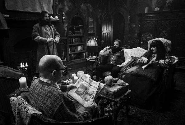 Mark Proksch, Kayvan Novak, Matt Berry, and Natasia Demetriou in 'What We Do in the Shadows' Series finale 