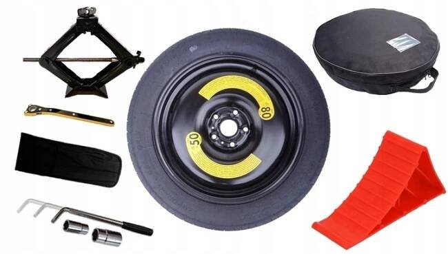 Dojezdové kolo pro VOLKSWAGEN VW TIGUAN I (2007-2017) 145/80R18 + SADA
