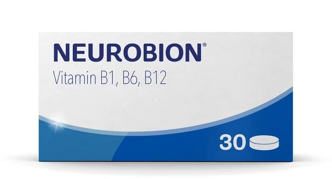 Neurobion 100 mg/50 mg/1 mg 30 potahovaných tablet