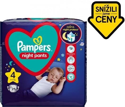 Pampers Night Pants 4 25 ks