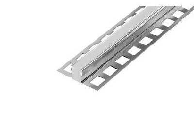 AC DL7/6 dilatační lišta s výplní, nerez V2A+PU bílá, v: 6 mm, š: 10 mm, d: 2,5 m