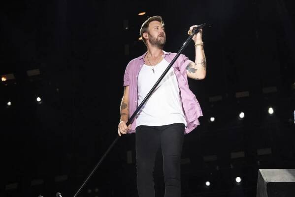 Charles Kelley of Lady A performs on stage