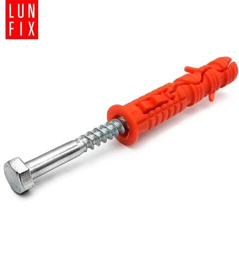 Hmoždinky rozpěrné 10x50 mm se šestihranným šroubem 6x70 mm 50ks.