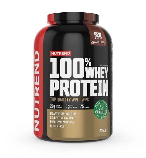 Nutrend 100% WHEY PROTEIN 2250 g ČOKOLÁDA-KAKAO - Protein - 1