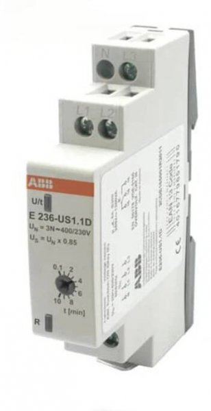 ABB E236-US 1.1D relé podpěťové hlídací s nastavitelným zpožděním