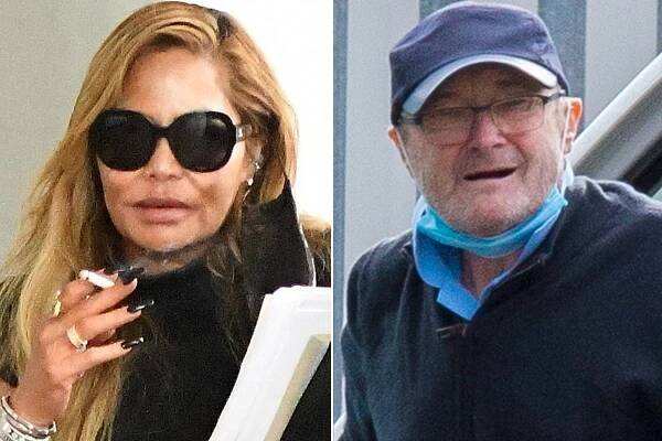 Phil Collins and ex-wife Orianne Cevey