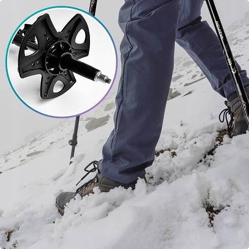 NORDIC WALKING SKLÁDACÍ HOLE PRO CHŮZI, POHODLNÉ, NASTAVITELNÉ, PRÉMIOVÉ Počet segmentů 3