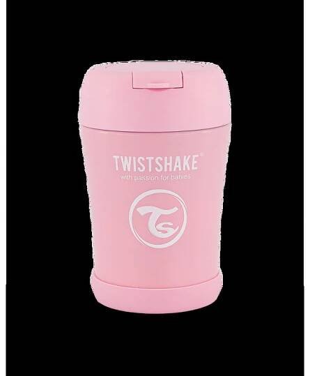Twistshake Termoska na jídlo 350 ml, růžová