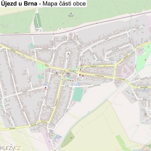 Újezd u Brna - mapy | Kurzy.cz