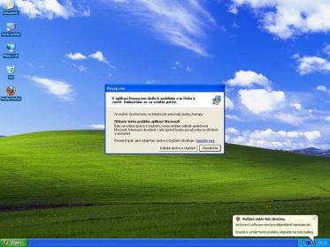 Error po zapnutí Windows XP - poradna.net
