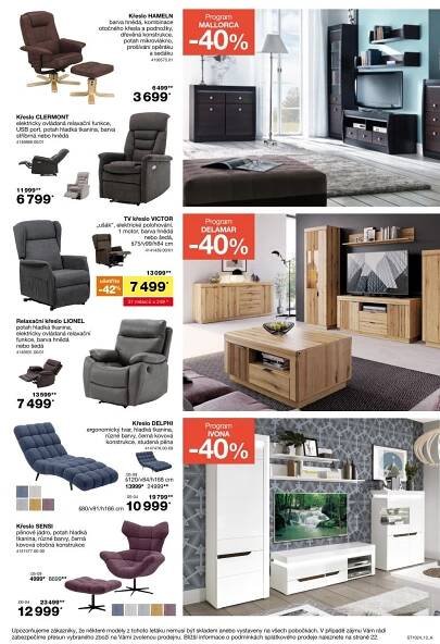 SCONTO Nábytek leták Jysk strana 12