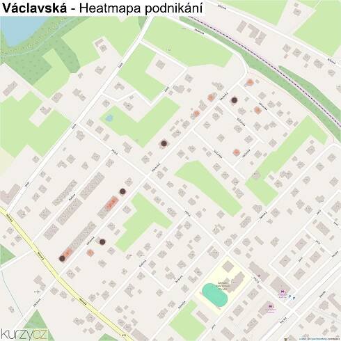 Václavská - mapy | Kurzy.cz