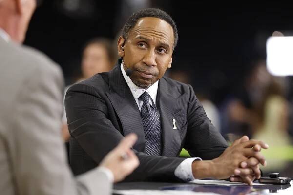 Stephen A. Smith at an NBA event.