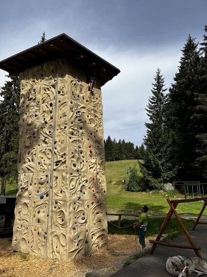 Lezecká stěna - Lanový park Bedřichov