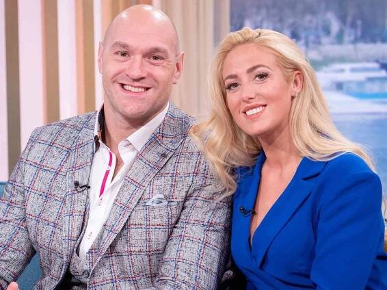 Tyson Fury and Paris Fury 'This Morning' TV show