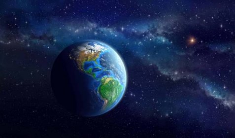 Stáhnout - Velmi vysoký definiční obrázek země ve vesmíru. Pohled na americký kontinent. Prvky tohoto obrazu, které poskytl NASA — Stock obrázek