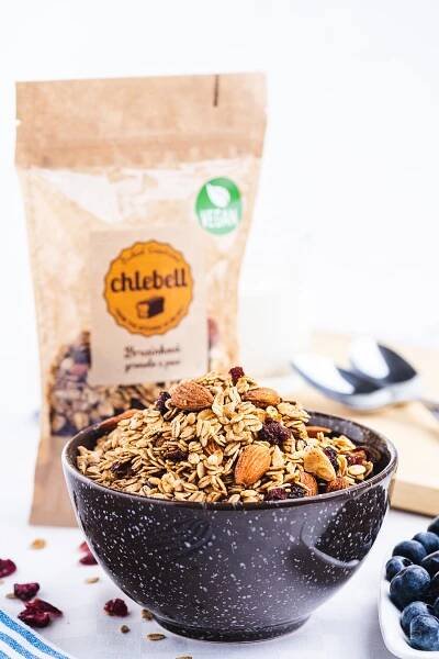Chlebell – Brusinkové müsli | Jiří Kuhn - Fotograf Ostrava
