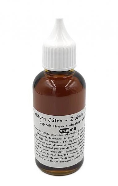 STEZA - Tinktura Játra - Žlučník - FORTE 50 ml.