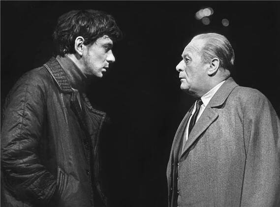 Šest postav hledá autora - 04.06.1966, Petr Čepek (Syn), Bohuš Záhorský (Otec) Foto: Jaromír Svoboda