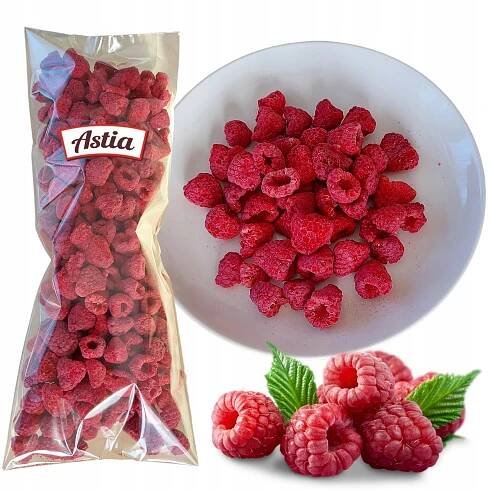 MALINY lyofilizované ovoce LYOFILIZOVANÉ maliny sušené ovoce 50g CHRUP
