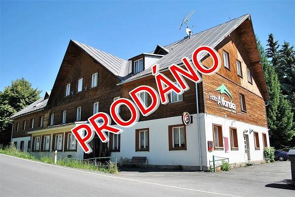 Hotel ALFONSKA, 90 lůžek, restaurace 60 míst, pozemky 22.986 m2, obec Benecko, okr. Semily - RAK CZ a.s.