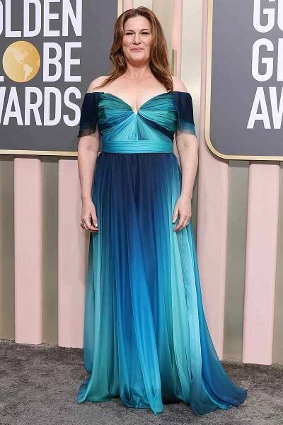 Ana Gasteyer attends the 80th Annual Golden Globe Awards at The Beverly Hilton on January 10, 2023 in Beverly Hills, California