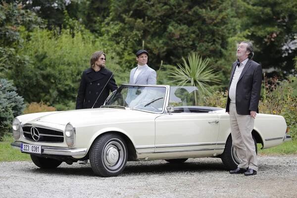 Znamení koně - Blue Mystery - Z filmu - Richard Krajčo, David Bowles, Bolek Polívka
